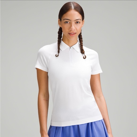 Lululemon Swiftly Tech Short Sleeve Half-Zip Polo Size 8